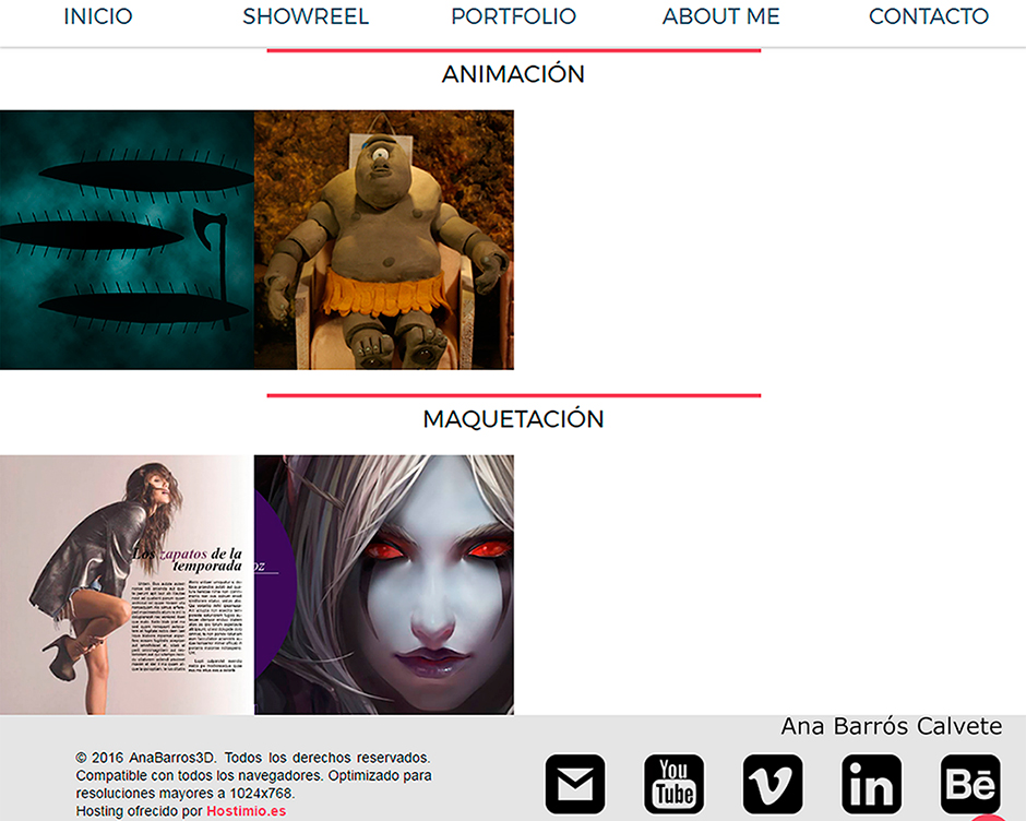 páxina web personal